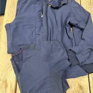 Vera Bradley Navy Jacket and Pant Scrub Set